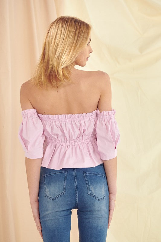 Valerie shoulder top Over Thirty Boutique