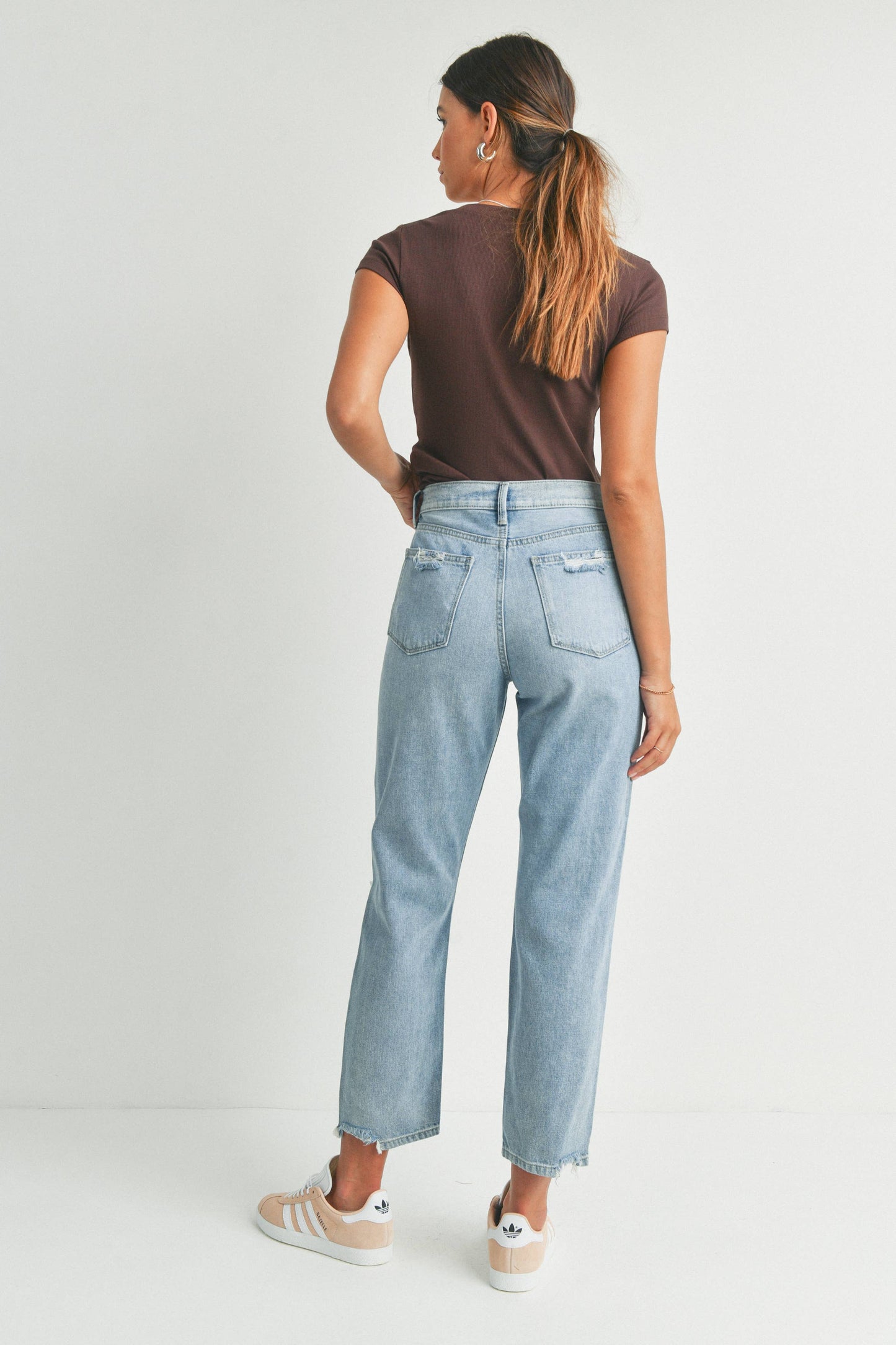 Marissa Relaxed Cheeky Straight Jeans JBD