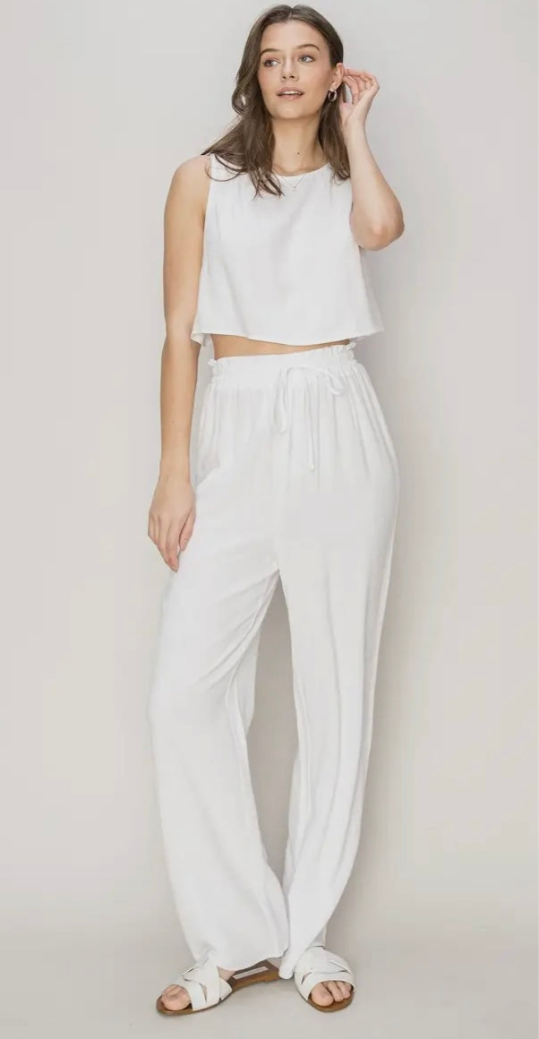 Alejandra Linen Set Over Thirty Boutique