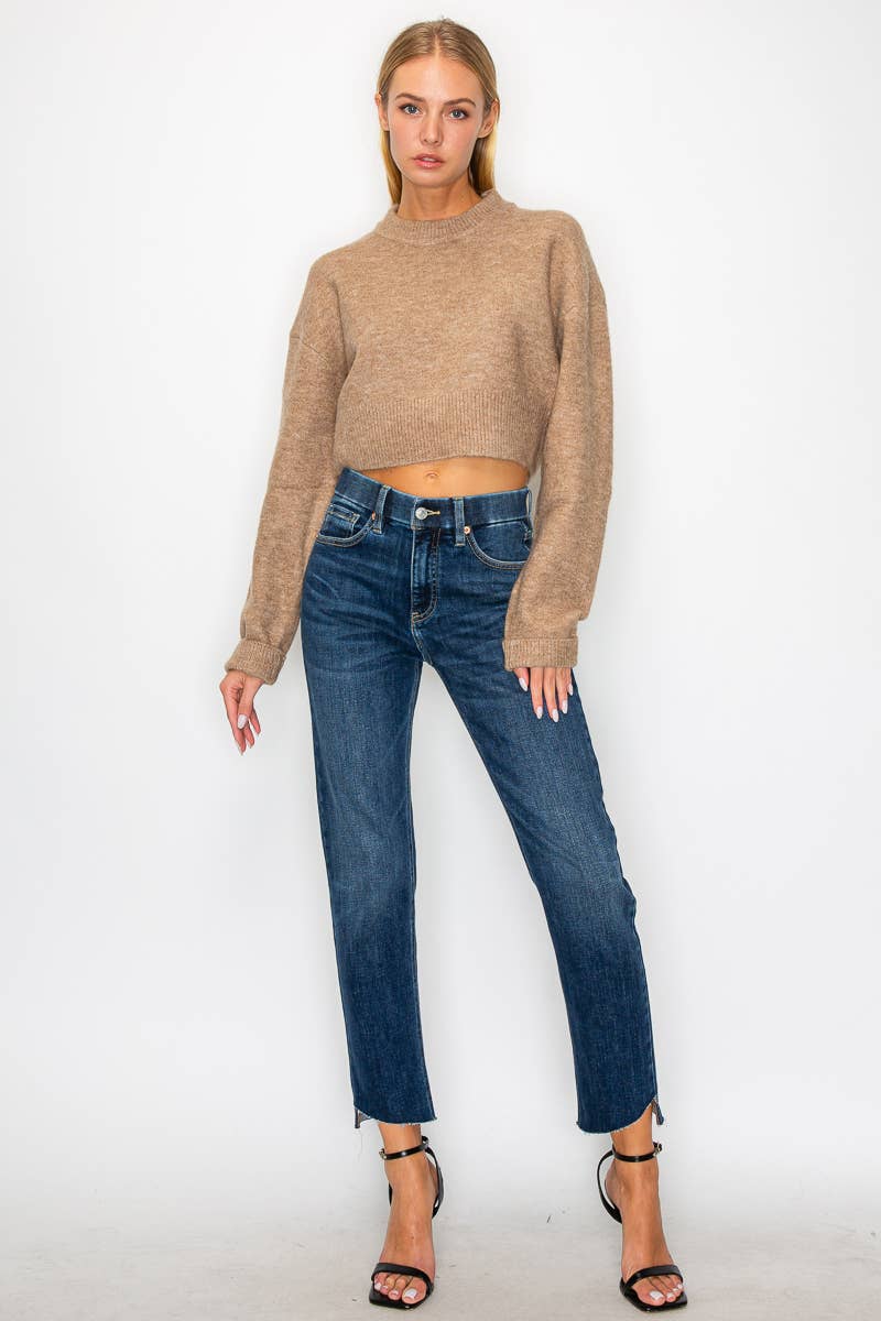 Gabriella Tummy Control Straight Jeans Over Thirty Boutique