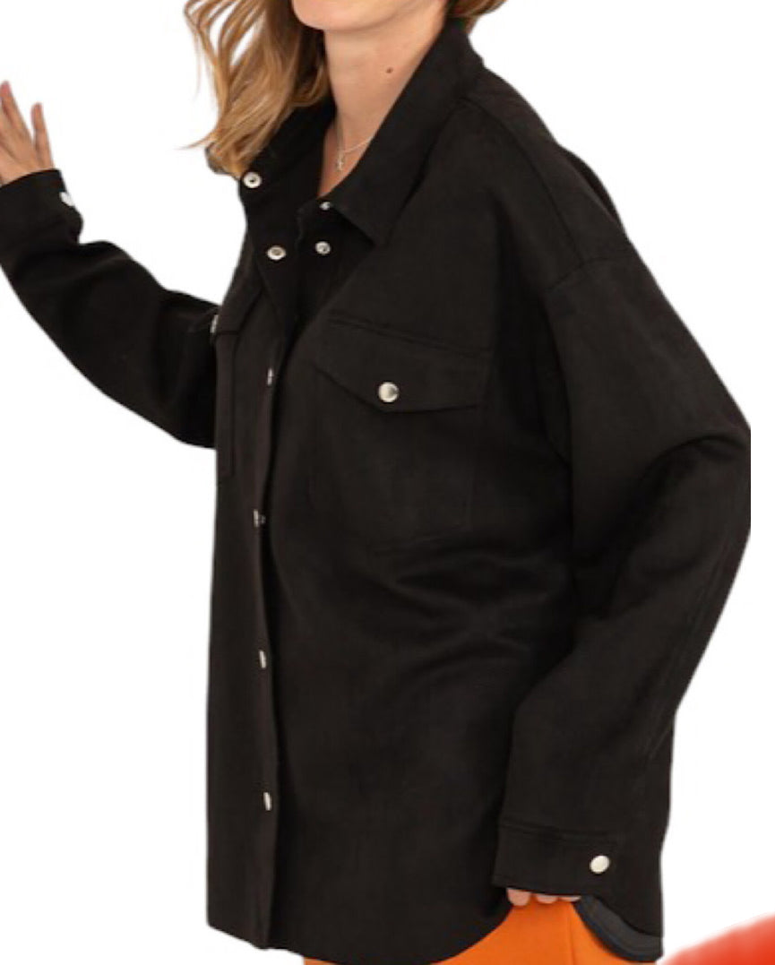 Lizeth Suede Jacket Over Thirty Boutique