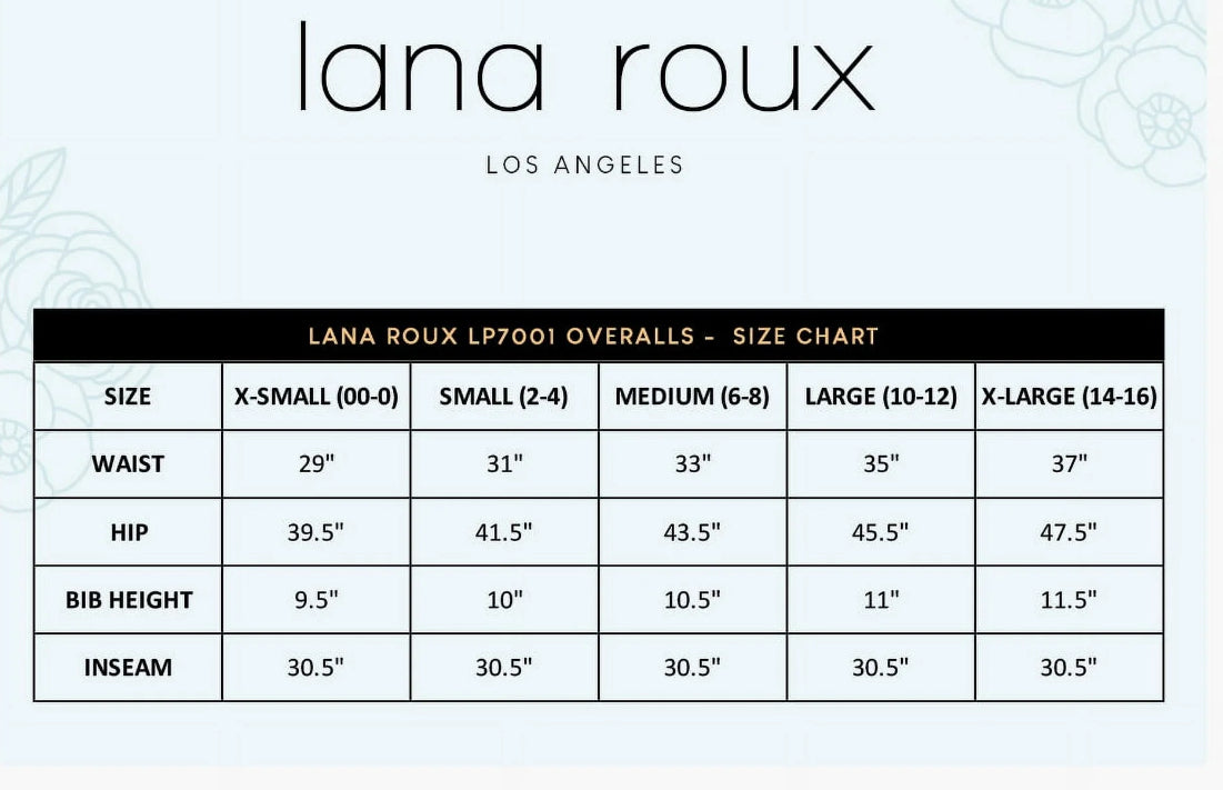 Lana Roux Red Denim Overalls Lana Roux