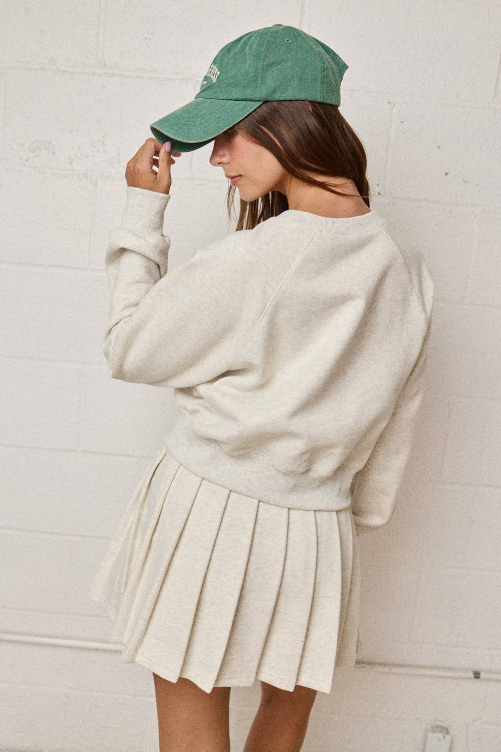 Tiffany Crew Neck Skirt Set