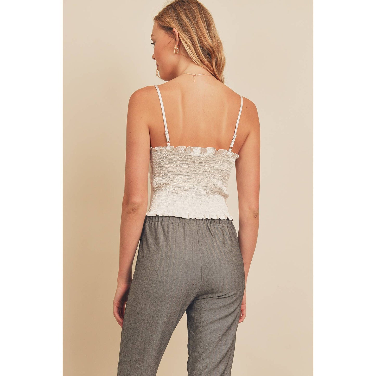 Savanna Cowl Neck Cami Top Over Thirty Boutique