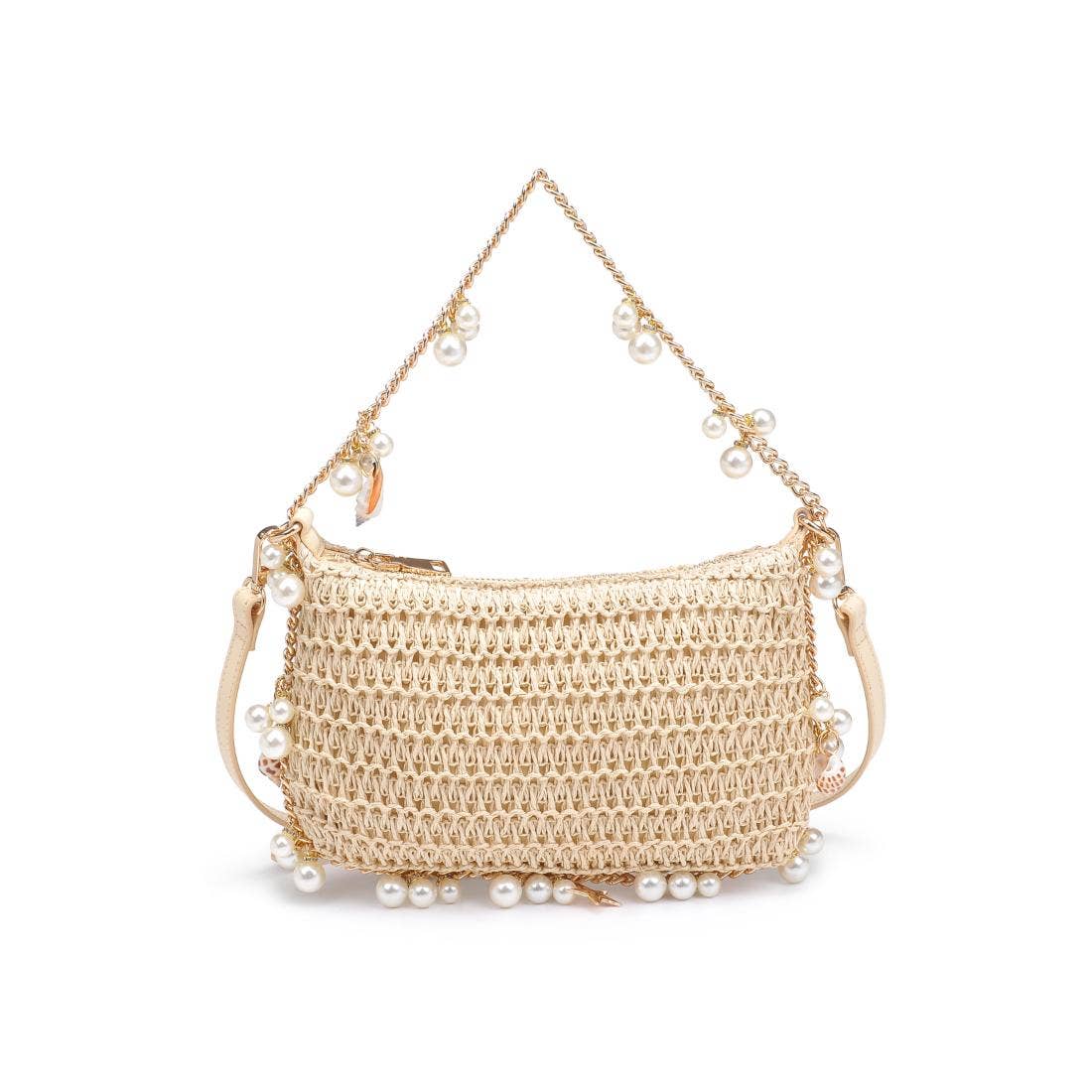 Steph Seasonal Seashell Straw Bag Evening Bag Urban Expressions