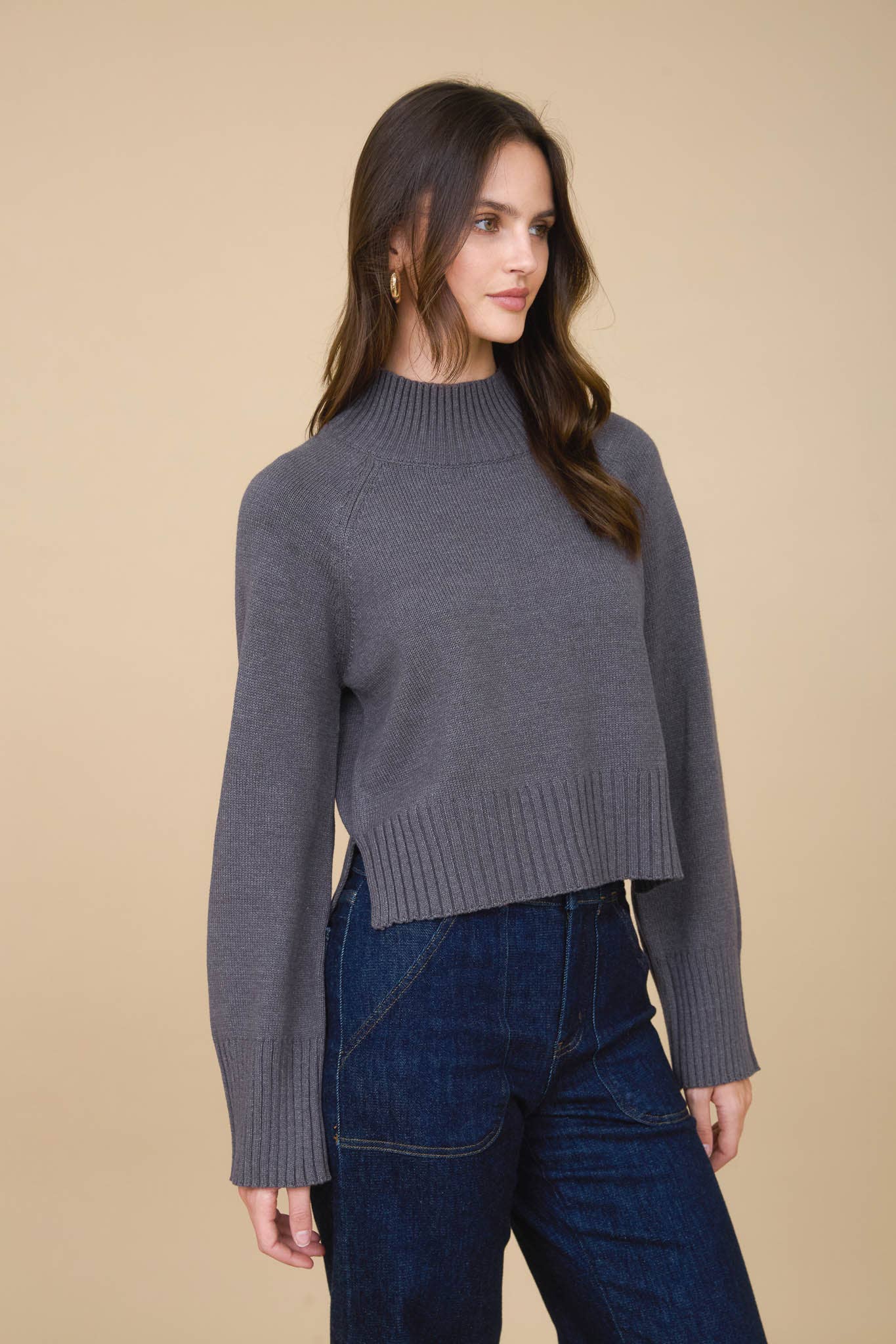 Allie mock neck sweater