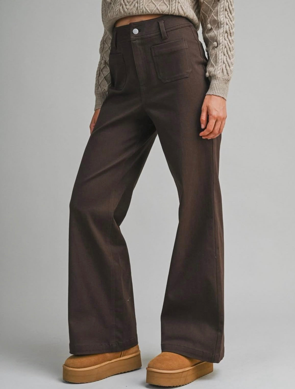 Aspen Wide Leg Pants Over Thirty Boutique