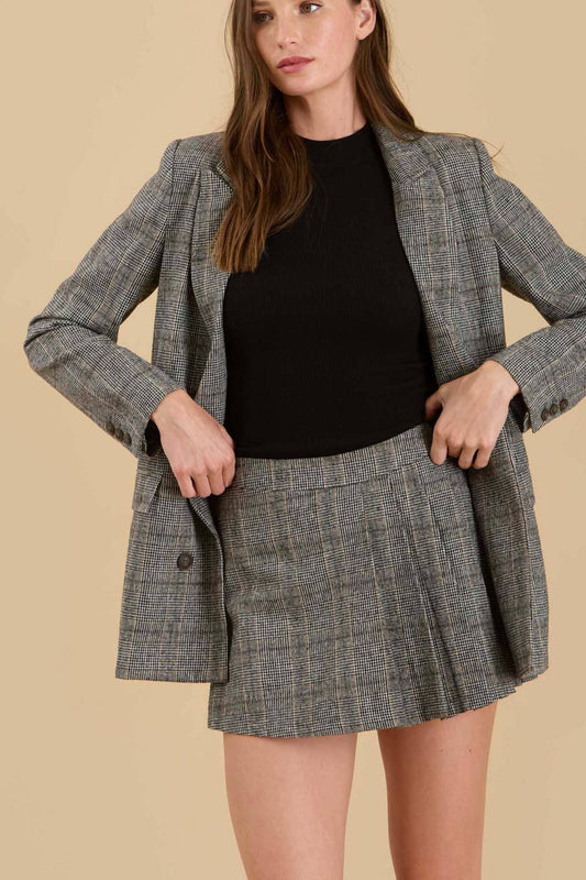 OLLIE PLAID BLAZER The Workshop Studio