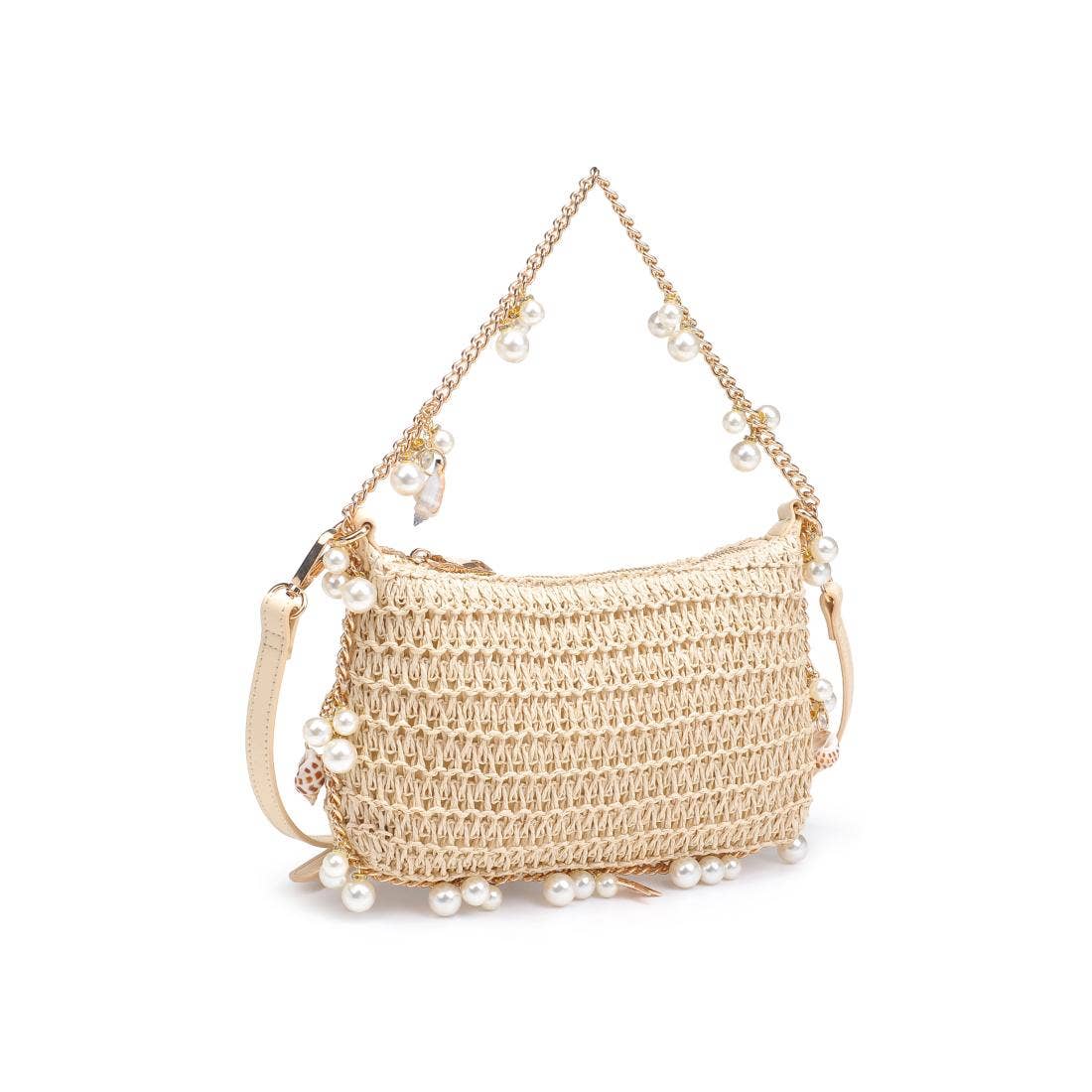 Steph Seasonal Seashell Straw Bag Evening Bag Urban Expressions