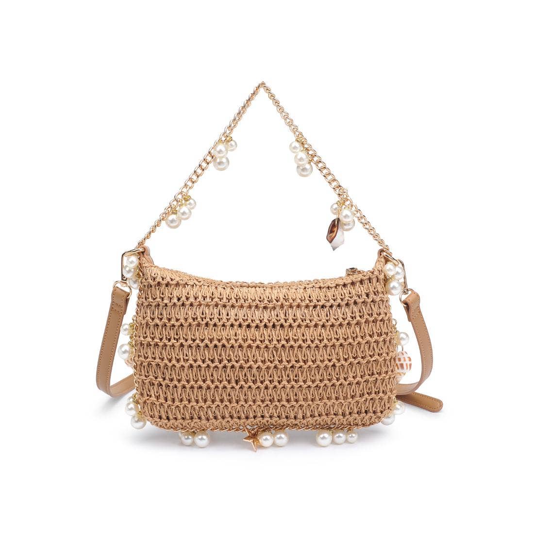 Steph Seasonal Seashell Straw Bag Evening Bag Urban Expressions