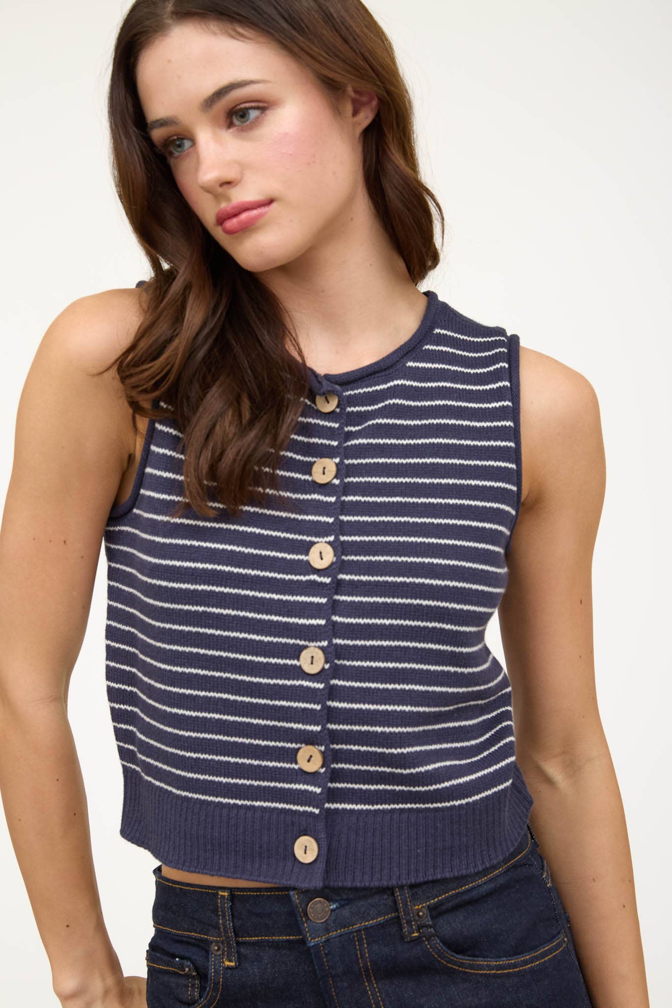 LIZZY BUTTON DOWN VEST