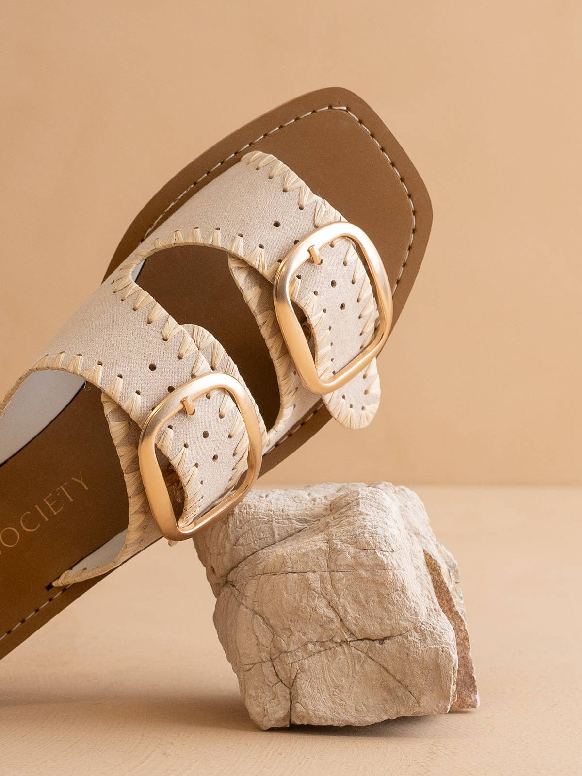 Fun Double Buckle Sandal