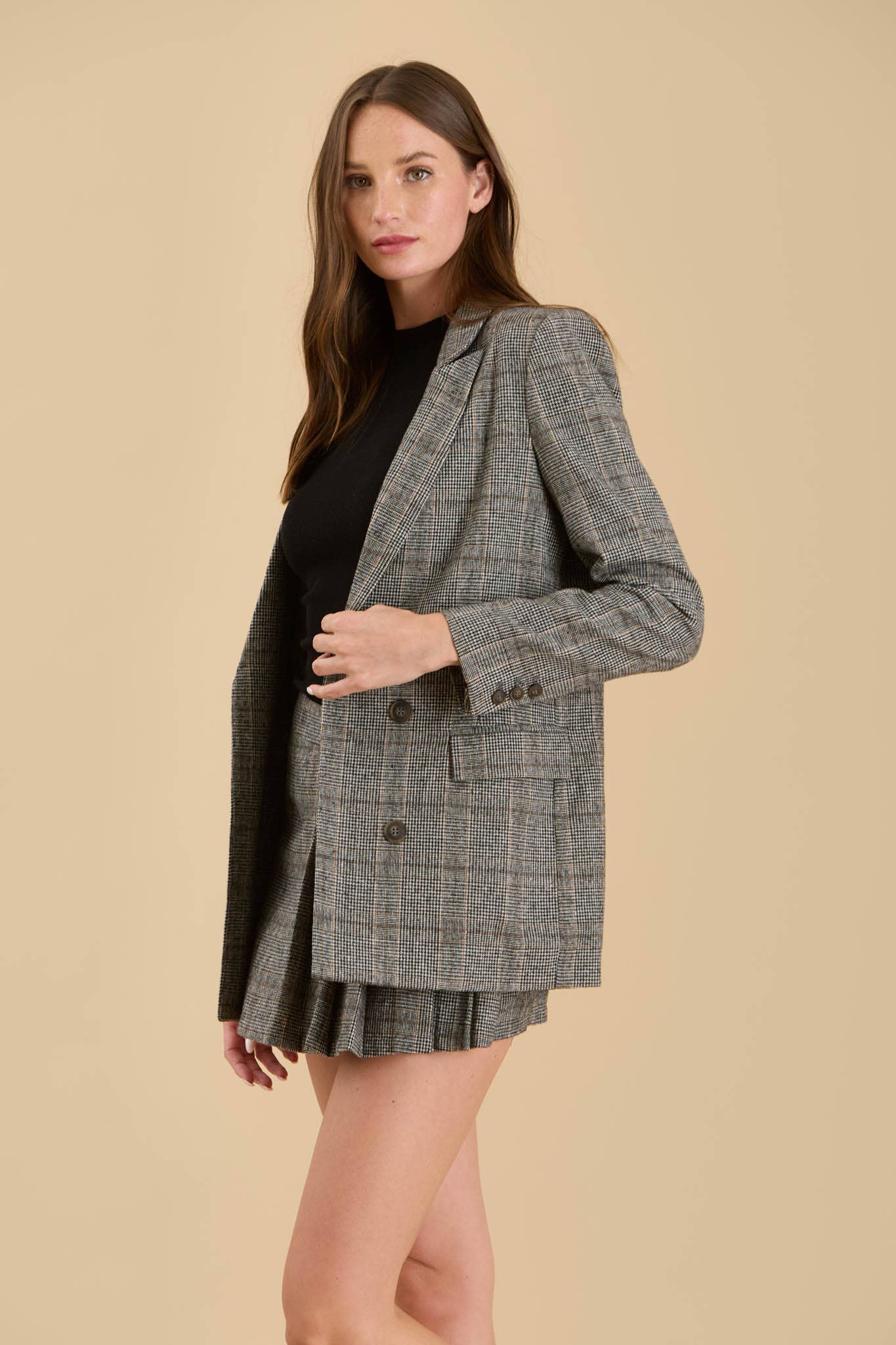 OLLIE PLAID BLAZER The Workshop Studio