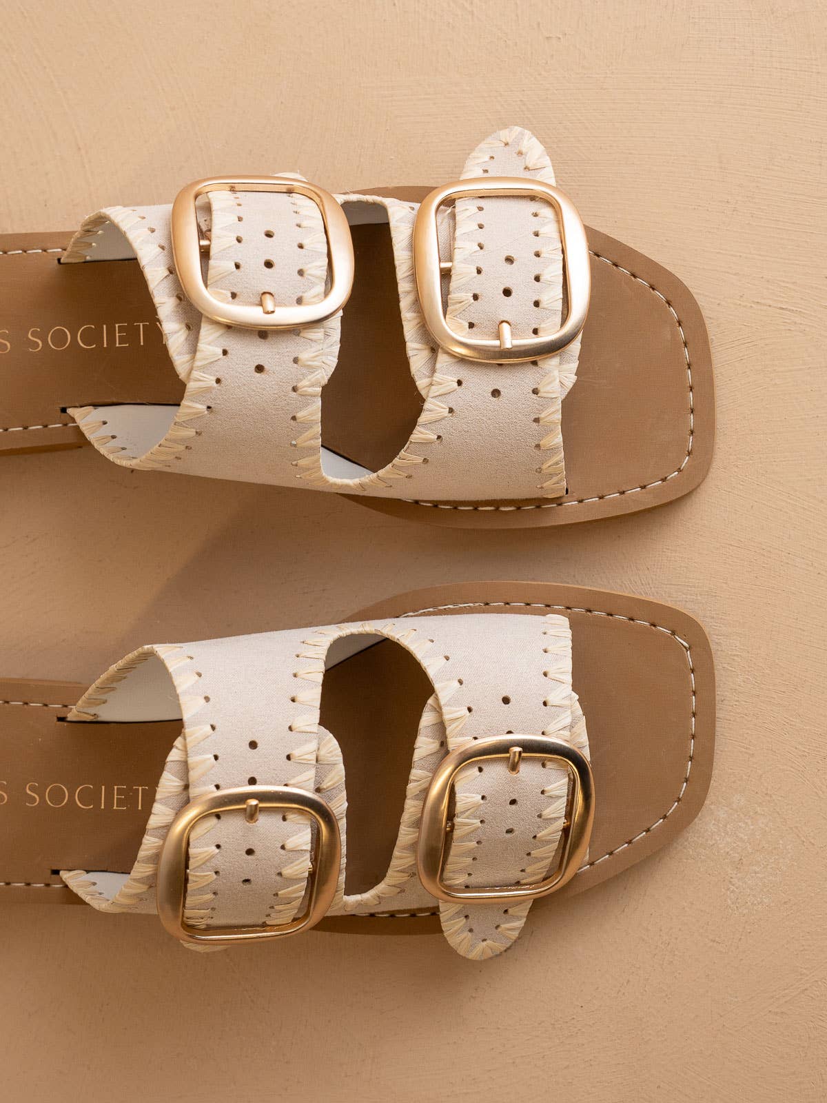 Fun Double Buckle Sandal