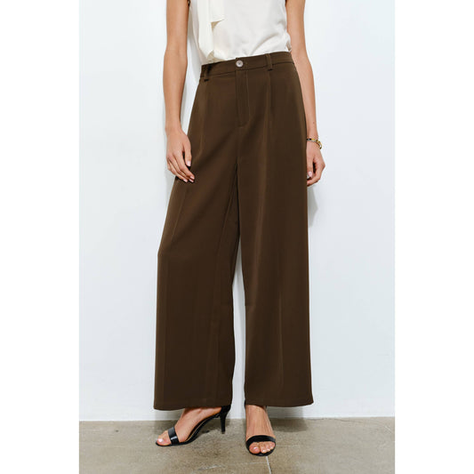 High Waist Tailored Wide-Leg Trousers INA