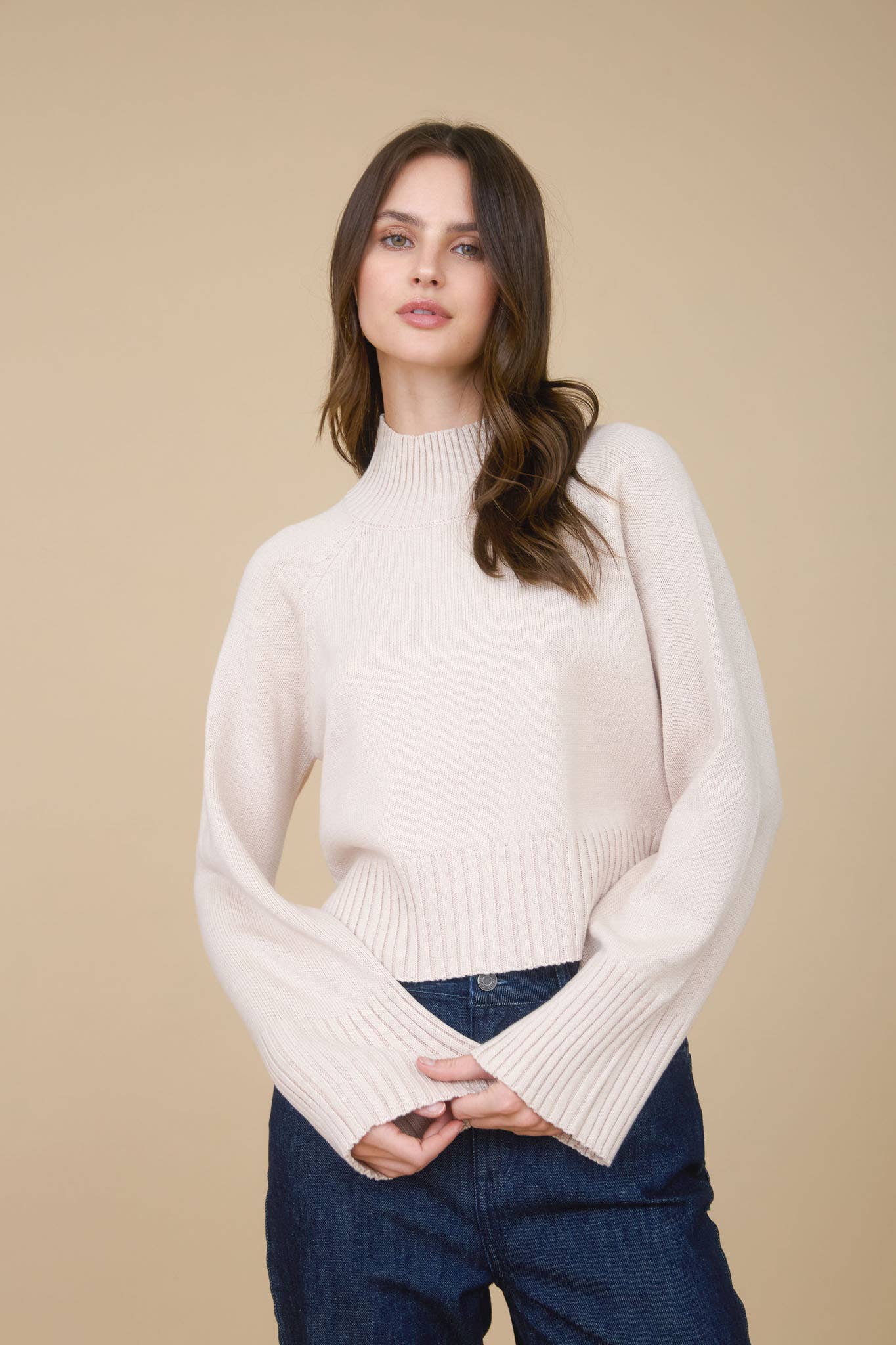 Allie mock neck sweater