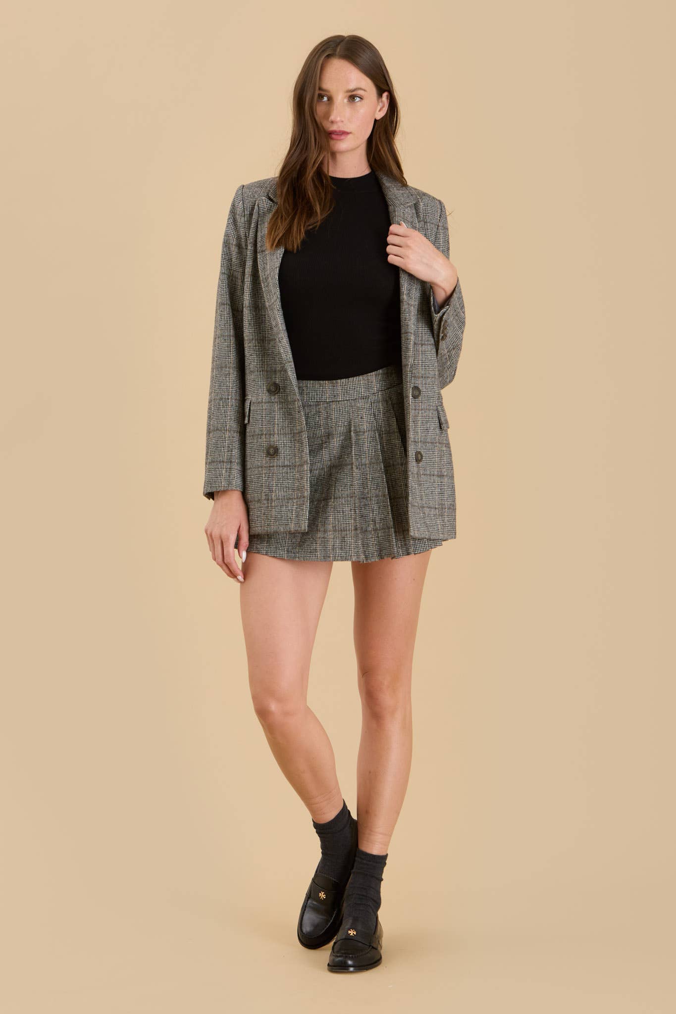 OLLIE PLAID BLAZER The Workshop Studio