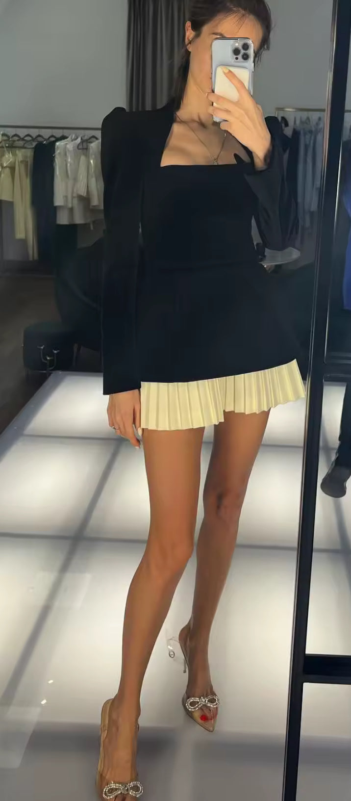 Velvet Allure Dress Two Piece Set