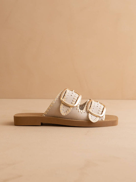 Fun Double Buckle Sandal