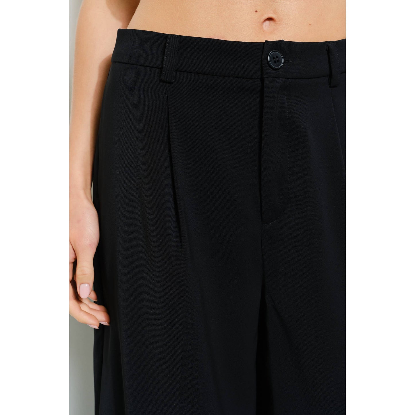 High Waist Tailored Wide-Leg Trousers INA