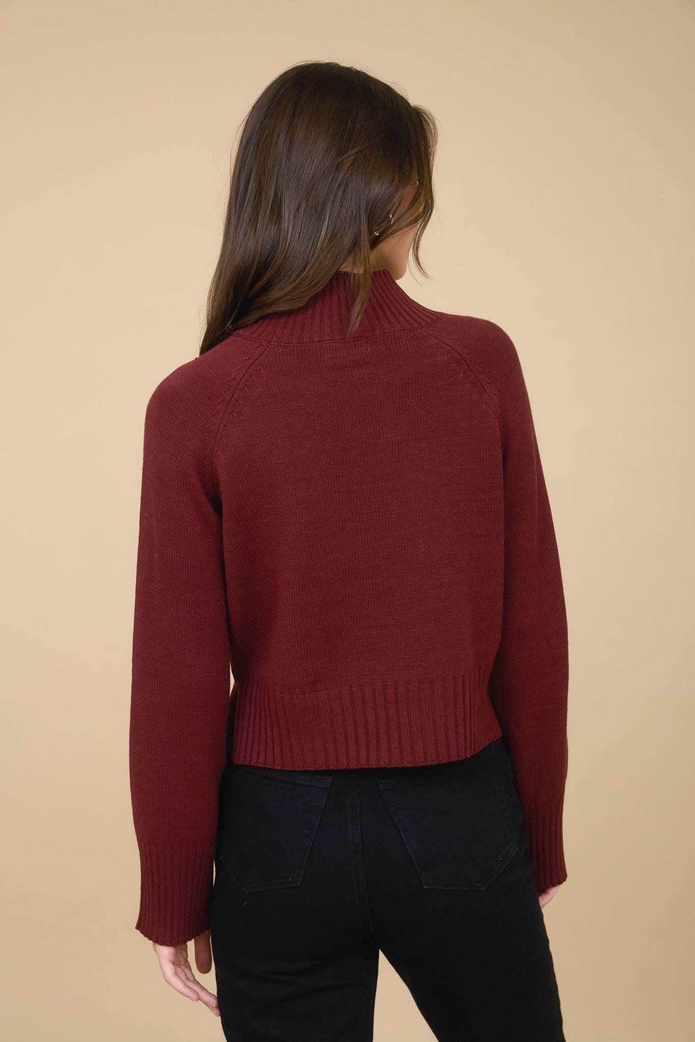 Allie mock neck sweater