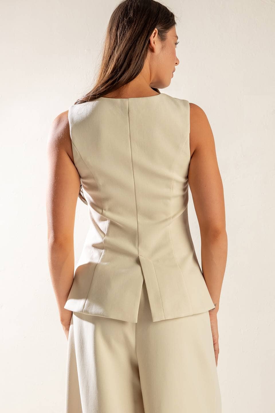 Paulina woven vest