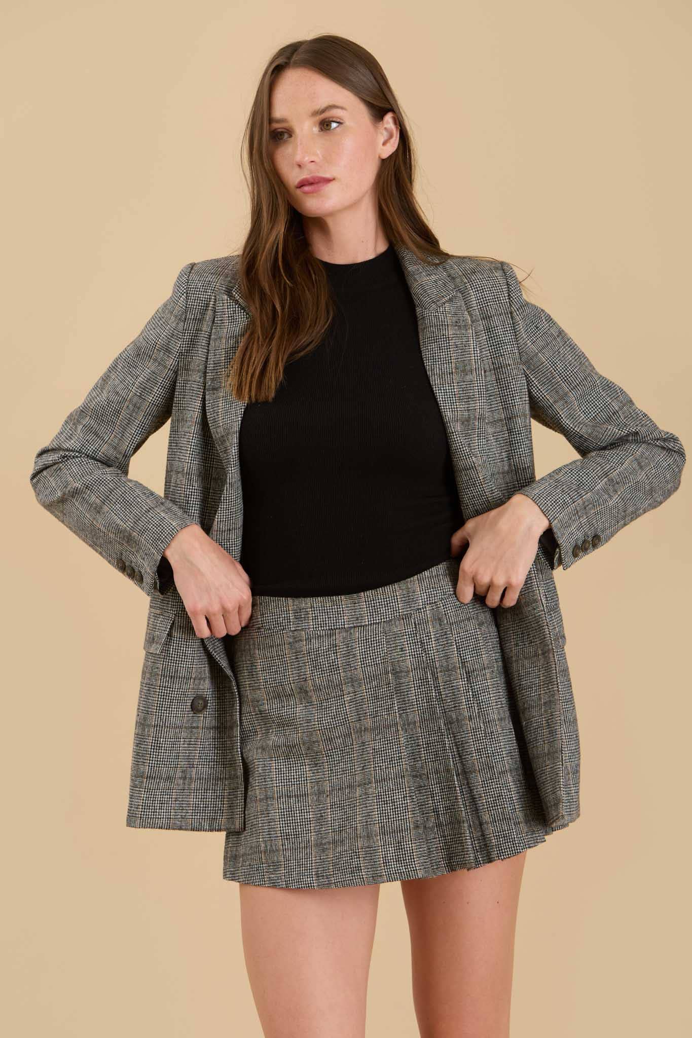 OLLIE PLAID BLAZER The Workshop Studio
