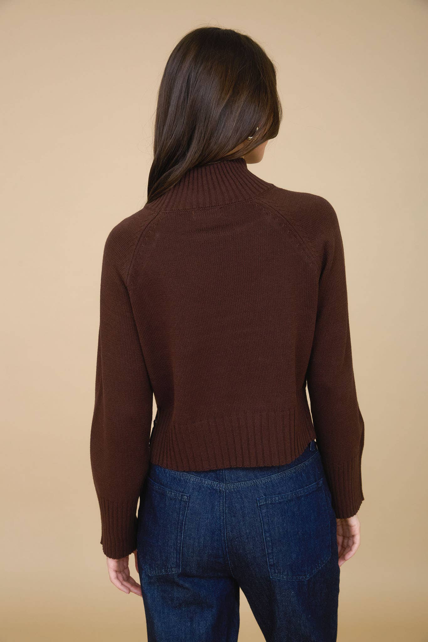 Allie mock neck sweater