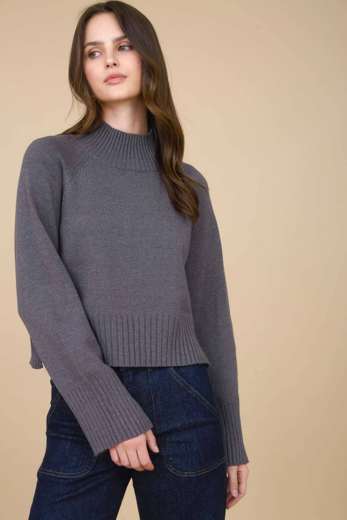Allie mock neck sweater