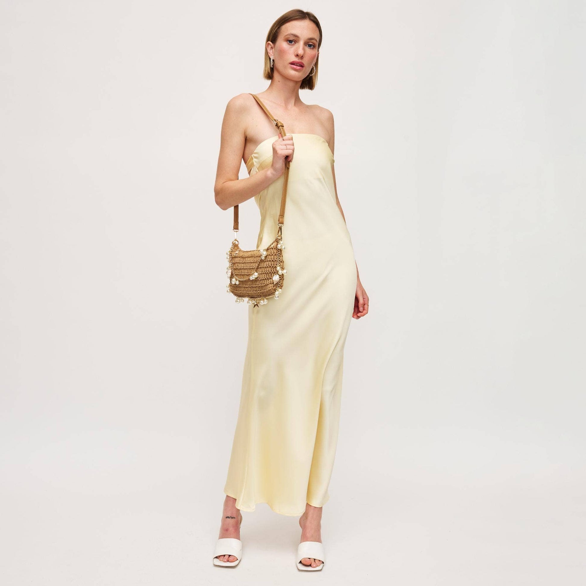 Steph Seasonal Seashell Straw Bag Evening Bag Urban Expressions